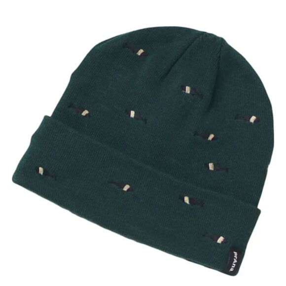 prAna Wild Now Beanie Color: Soft Pine Rainbow Trout - Picture 1 of 6